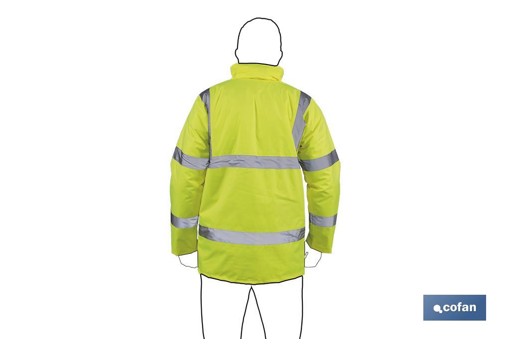 PARKA DE ALTA VISIBILIDAD MODELO ALDEBARÁN AMARILLO TALLA S