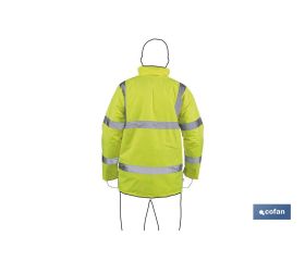 PARKA DE ALTA VISIBILIDAD MODELO ALDEBARÁN AMARILLO TALLA S