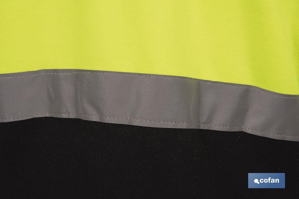 FORRO POLAR DE ALTA VISIBILIDAD MODELO ALTAIR AMARILLO Y AZUL TALLA XXXL