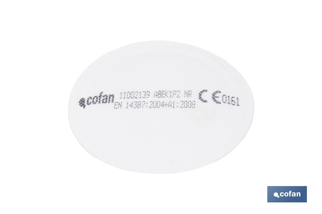 SET FILTRO COMBINADO 2 UDS. FILTRO A1B1E1K1 + 10 UDS. PREFILTRO P2 NR