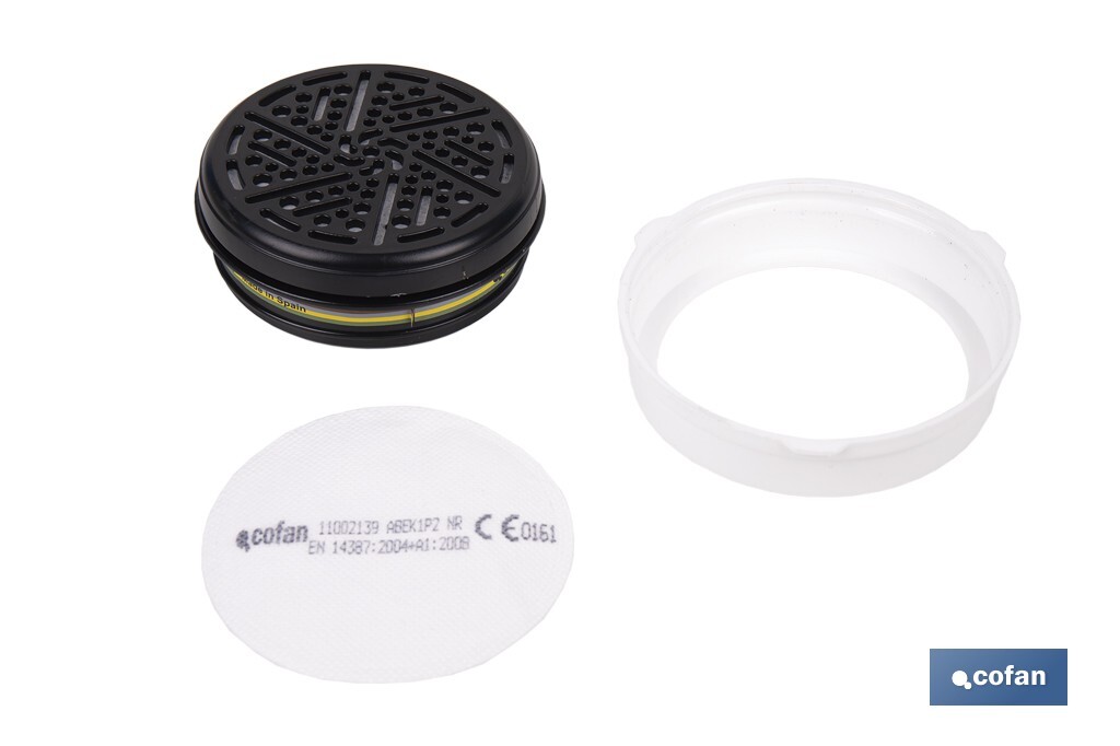 SET FILTRO COMBINADO 2 UDS. FILTRO A1B1E1K1 + 10 UDS. PREFILTRO P2 NR