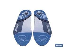 PLANTILLA 4 CAPAS PARA CALZADO PISADA EXTERIOR TALLA 43