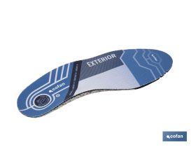 PLANTILLA 4 CAPAS PARA CALZADO PISADA EXTERIOR TALLA 43