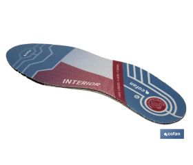 PLANTILLA 4 CAPAS PARA CALZADO PISADA INTERIOR TALLA 47