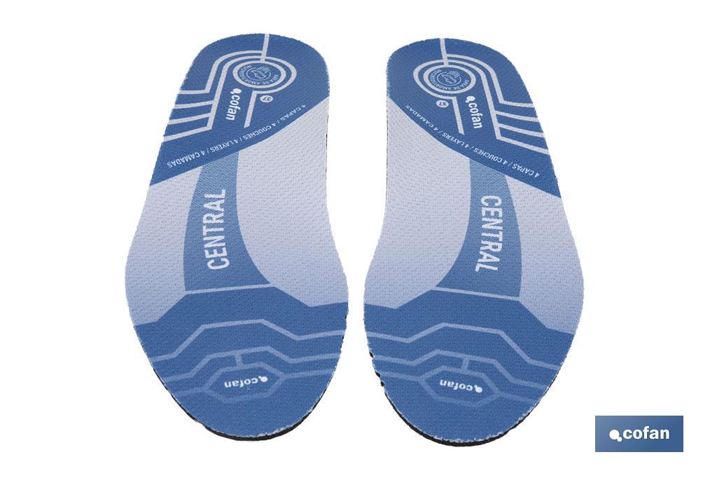 PLANTILLA 4 CAPAS PARA CALZADO PISADA NEUTRA TALLA 35