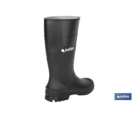BOTA ALTA DE AGUA PVC NEGRA TALLA 46