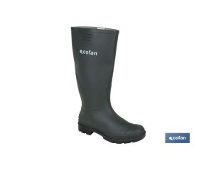 Bota de Agua | Alta | Fabricada PVC | Color Verde | Recubrimiento Interior de Punto