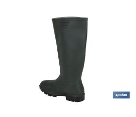 BOTA ALTA DE AGUA PVC VERDE TALLA 38