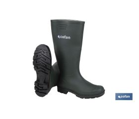 BOTA ALTA DE AGUA PVC VERDE TALLA 38
