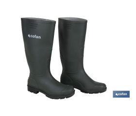BOTA ALTA DE AGUA PVC VERDE TALLA 38