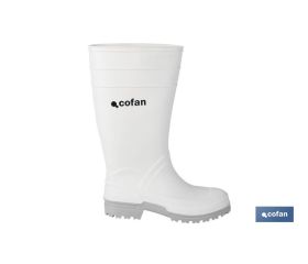 BOTA AGUA PVC BLANCA TALLA 40