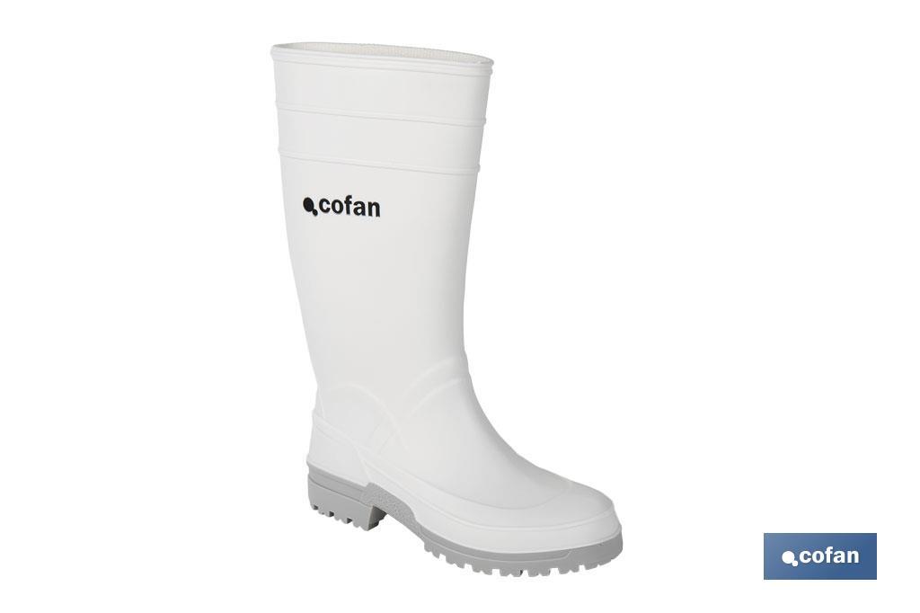 BOTA AGUA PVC BLANCA TALLA 36