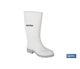 BOTA AGUA PVC BLANCA TALLA 40