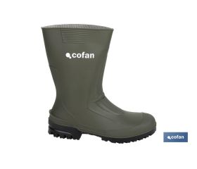 BOTA PVC VERDE MEDIA CAÑA TALLA 41