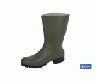 BOTA PVC VERDE MEDIA CAÑA TALLA 36