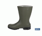 BOTA PVC VERDE MEDIA CAÑA TALLA 36