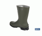 BOTA PVC VERDE MEDIA CAÑA TALLA 36