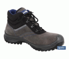 Bota de Serraje | Color Gris | Seguridad S-3 | Modelo Arion | Puntera de Carbono Light
