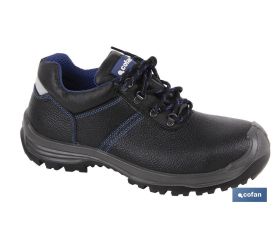 Zapato de Piel | Color Negro | Seguridad S3 | Modelo Mirto | Puntera de Carbono Light