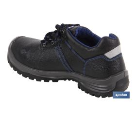 ZAPATO PIEL NEGRA S3 MODELO MIRTO T 45