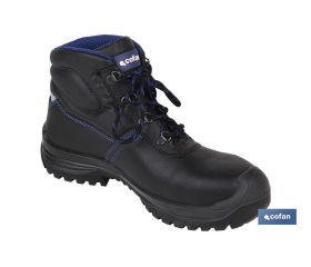 Bota de Piel | Color Negro | Seguridad S3 | Modelo Iskur | Puntera de Carbono Light