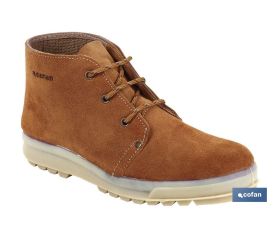 Bota Trekking | En Piel | Modelo Morella | Con Cordones | Color Camel | Suela Antideslizante
