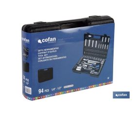 MALETÍN 94 PCS STANDARD 1/4 Y 1/2