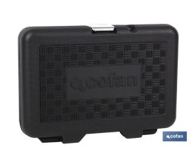 MALETÍN 36 PCS PROFESIONAL VASOS 1/4