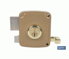 CERRADURA SOBREPONER C/CERRADERO 80mm DERECHA