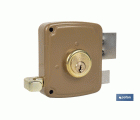 CERRADURA SOBREPONER C/CERRADERO 80mm IZQUERDA