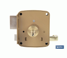 CERRADURA SOBREPONER C/CERRADERO 80mm IZQUERDA