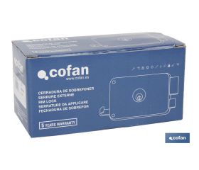 CERRADURA SOBREPONER C/CERRADERO 100mm IZQUIERDA