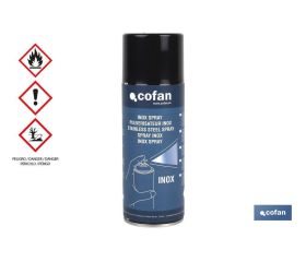 Pintura Inoxidable en Spray | Envase 400 ml | Resistente al agua | Protege de la corrosión y los agentes atmosféricos