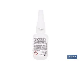 ADHESIVO CIANOACRILATO. MEDIA DENSIDAD 20 G