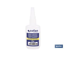 ADHESIVO CIANOACRILATO. MEDIA DENSIDAD 50 G