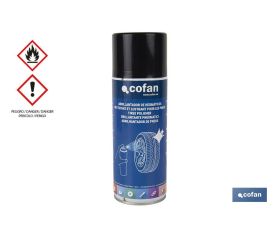 Abrillantador de neumáticos en spray 400 ml | Para ruedas de coche | Efecto duradero