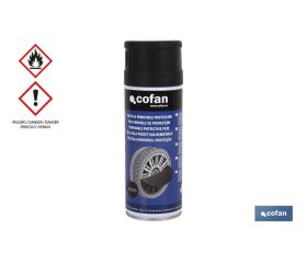 Pintura negra mate especial protectora 400 ml | Removible Vinílica | Pintura aplicación fácil
