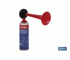 Bocina de aire comprimido | Contenido de 300 ml | Ideal para eventos deportivos o señalización acústica