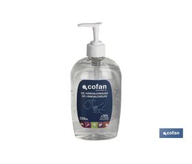 Gel Hidroalcohólico para manos | Contenido del recipiente de 500 ml |Desinfecta las manos sin utilizar agua