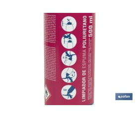 LIMPIADOR ESPUMA POLIURETANO 500 ML