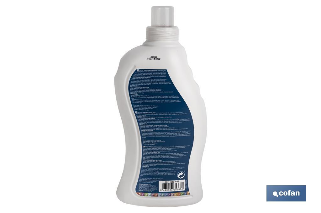 ABONO LÍQUIDO UNIVERSAL 1 L