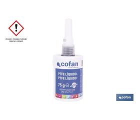 PTFE líquido 50 ml | Sellador para tuberías | Garantiza una perfecta estanqueidad y soporta la presión, vibración y temperatura