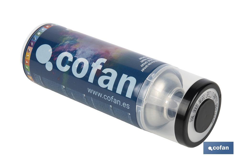 PINTURA ACRIL. 400ML 9005-NEGRO BRILLO