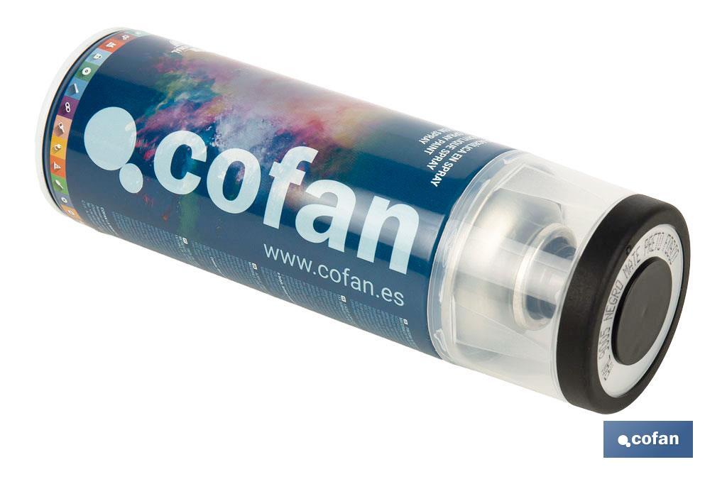 PINTURA ACRIL. 400ML 9005-NEGRO MATE