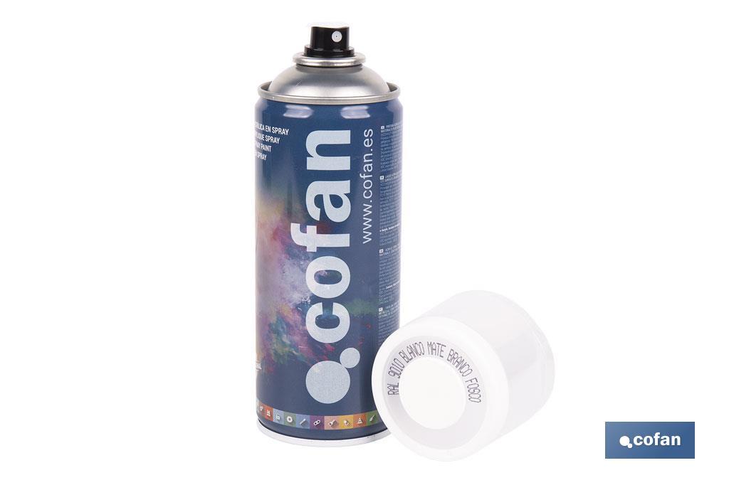 PINTURA ACRIL. 400ML 9010-BLANCO MATE