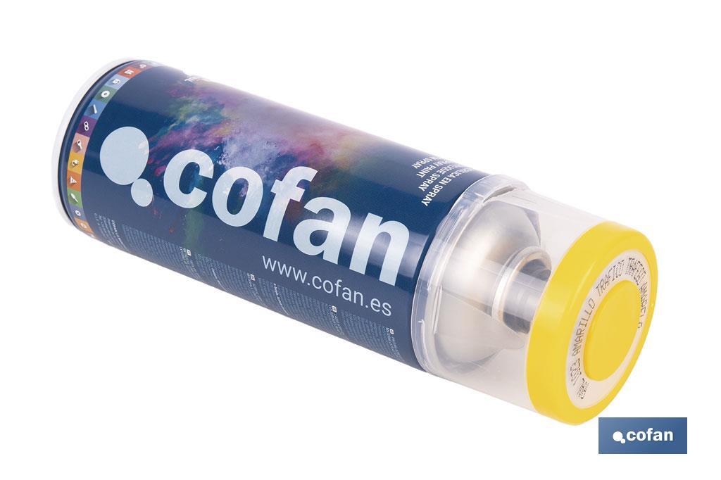 PINTURA ACRIL. 400ML 1023-AMARILLO TRAFICO