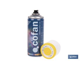 PINTURA ACRIL. 400ML 1023-AMARILLO TRAFICO