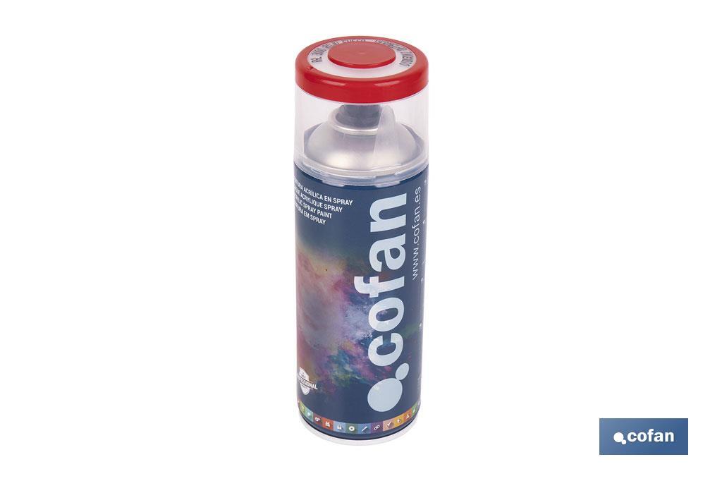 PINTURA ACRIL. 400ML 3000-ROJO FUEGO