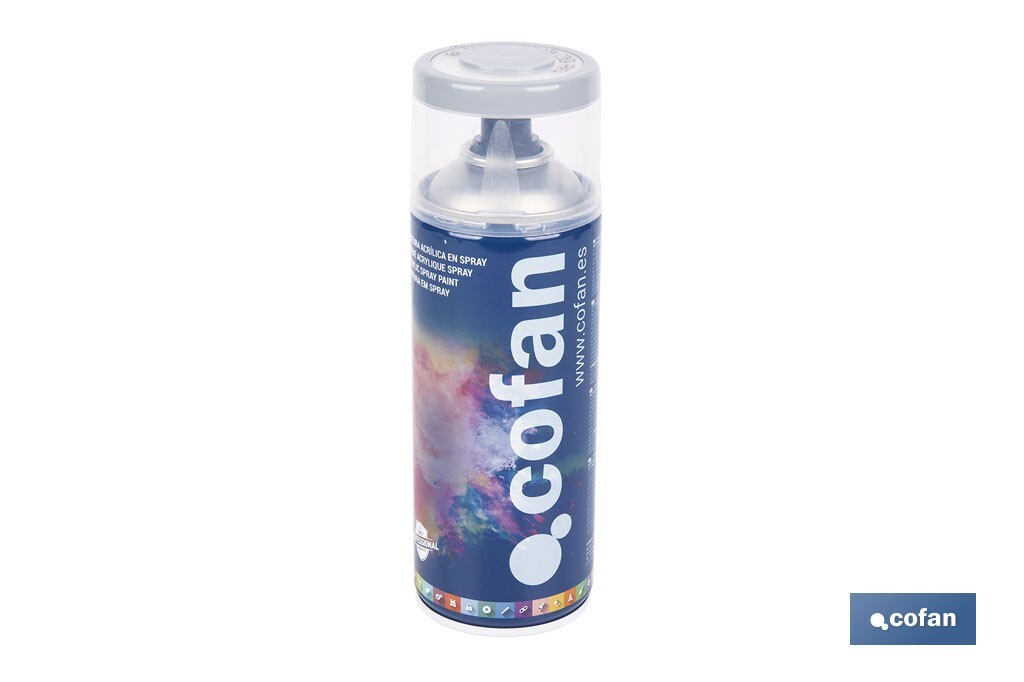 PINTURA ACRIL. 400ML 7001-GRIS PLATA