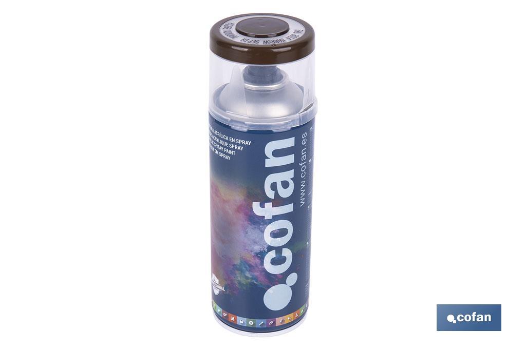 PINTURA ACRIL. 400ML - 8014 MARRÓN SEPIA